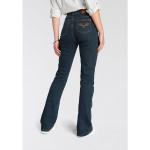Arizona Bootcut-Jeans Comfort-Fit High Waist, blau, darkblue