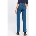 Reduzierte Blaue Bestickte ARIZONA Jeans mit Stickerei aus Denim für Damen Größe XS 