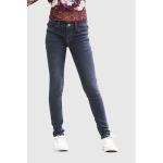 Dunkelblaue ARIZONA Skinny Jeans für Kinder aus Denim für Mädchen Größe 170 