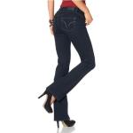 Blaue ARIZONA Slim Fit Jeans aus Denim für Damen Petite 