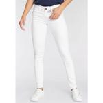 Arizona Skinny-fit-Jeans mit Keileinsätzen Low Waist, weiß, white
