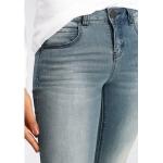 Reduzierte Blaue ARIZONA Stretch-Jeans mit Reißverschluss aus Denim für Damen Größe XS 