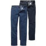 Reduzierte Dunkelblaue ARIZONA Stretch-Jeans mit Reißverschluss aus Baumwolle für Herren Größe XL 