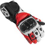 Arlen Ness Sprint Motorradhandschuhe, schwarz-weiss-rot, Größe 3XL