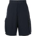 Armani Exchange Cargo-Shorts mit hohem Bund - Blau