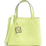 Reduzierte Hellgrüne Armani Exchange Damenhandtaschen aus Kunstleder 