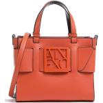 Reduzierte Orange Armani Exchange Damenhandtaschen aus Kunstleder 