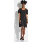Reduzierte Schwarze Armani Exchange Kleider A-Linie mit Reißverschluss aus Polyester enganliegend für Damen Größe XS 