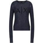 Blaue Armani Exchange Angora-Pullover aus Polyamid für Damen Größe S für den für den Herbst 
