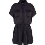 Blaue Armani Exchange Playsuits & Kurze Overalls aus Polyester für Damen Größe S 