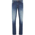 Reduzierte Blaue Armani Exchange Slim Fit Jeans aus Baumwolle für Herren 