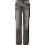 Anthrazitfarbene Armani Exchange Slim Fit Jeans mit Reißverschluss aus Baumwollmischung für Herren Weite 32, Länge 32 