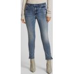Blaue Super Skinny Armani Exchange Skinny Jeans aus Baumwollmischung für Damen Größe XXL 