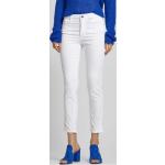 Weiße Super Skinny Armani Exchange Skinny Jeans mit Reißverschluss aus Baumwolle für Damen Größe XXL 