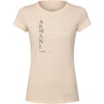 Rosa Armani Exchange Rundhals-Ausschnitt T-Shirts für Damen Größe XS 