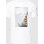 Weiße Armani Exchange T-Shirts aus Baumwolle für Herren Größe L 