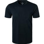 Reduzierte Marineblaue Kurzärmelige Statement-Shirts aus Jersey für Herren Größe XS 