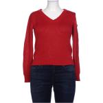 Reduzierte Rote Armani Jeans Damenpullover Größe L 