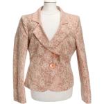 Reduzierte Rosa Blumenmuster Vintage Damenjacken Größe L 