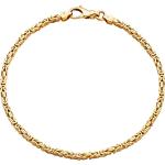 Goldene Elegante Vandenberg Königsarmbänder & Königsketten Armbänder aus Gelbgold für Damen 