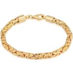 Goldene Elegante Königsarmbänder & Königsketten Armbänder aus Silber für Herren 