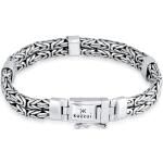 Silberne Elegante Kuzzoi Königsarmbänder & Königsketten Armbänder aus Silber handgemacht für Herren 