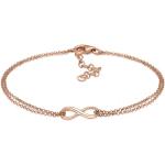 Reduzierte Pinke Elegante Elli Infinity Armbänder & Unendlich Armbänder aus Silber für Damen 