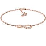 Pinke Elli Infinity Armbänder & Unendlich Armbänder aus Silber mit Zirkonia für Damen 