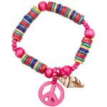 Pinke Hippie Collezione Alessandro Hippie Armbänder aus Holz handgemacht für Damen 