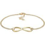 Silberne Infinity Armbänder & Unendlich Armbänder aus Silber mit Diamant für Damen zum Valentinstag 