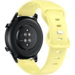 Gelbe Uhrenarmbänder aus Silikon 