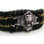 Armband Rasta Löwe Roaring Lion Von Jehuda Bob Marley Handmade Paracord Rastafari Reggae Jamaika Herren/Damen