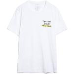 Weiße Armedangels Aado Bio Nachhaltige T-Shirts für Herren Größe L 