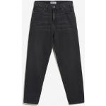 Armedangels Boyfriend-Jeans »MAIRAA Damen Mom Fit High Waist aus Bio-Baumwolle« (1-tlg), schwarz, washed down black