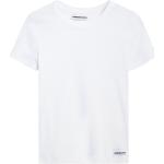 Weiße Armedangels Bio Nachhaltige T-Shirts für Damen Größe L 