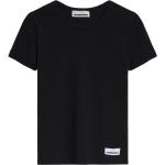 Schwarze Armedangels Bio Nachhaltige T-Shirts für Damen Größe XL 