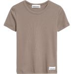 Braune Armedangels Bio Nachhaltige T-Shirts für Damen Größe XS 