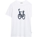 Weiße Armedangels Jaames Bio Nachhaltige T-Shirts für Herren Größe M 