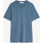 Reduzierte Blaue Armedangels Jaames Bio Nachhaltige T-Shirts für Herren Größe S 
