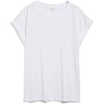 Reduzierte Weiße Armedangels Bio Nachhaltige T-Shirts aus Baumwolle für Damen Größe M 