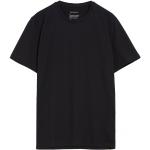 Schwarze Langärmelige Armedangels Jaames Bio Nachhaltige T-Shirts aus Baumwolle für Herren Größe L 