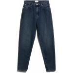 Blaue Armedangels Mairaa Bio Nachhaltige Mom-Jeans mit Reißverschluss aus Denim für Damen Größe XS 