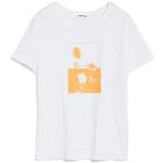 Weiße Armedangels Nelaa Bio Nachhaltige T-Shirts für Damen Größe M 
