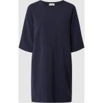 Reduzierte Marineblaue 3/4-ärmelige Armedangels Bio Shirtkleider aus Baumwolle für Damen Größe M 