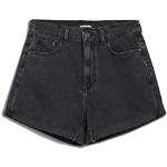ARMEDANGELS SILVAA - Damen Denim Shorts aus Bio-Baumwolle 26 Washed Down Black Shorts Denim Regular fit