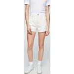 Weiße Armedangels Silvaa Bio Nachhaltige Jeans-Shorts mit Knopf aus Baumwolle für Damen Größe XS 