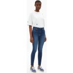 Blaue Unifarbene Casual Armedangels Tillaa Bio Jeans mit Stickerei mit Reißverschluss aus Baumwolle für Damen 
