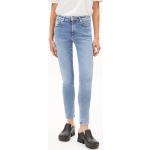 Himmelblaue Armedangels Tillaa Vegane Bio Nachhaltige Skinny Jeans aus Baumwolle enganliegend für Damen Größe XL Weite 25, Länge 30 
