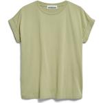 Reduzierte Olivgrüne Langärmelige Armedangels Bio Nachhaltige T-Shirts aus Baumwolle für Damen Größe S 