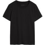 Schwarze Langärmelige Armedangels Bio Nachhaltige T-Shirts aus Baumwolle für Damen Größe L 